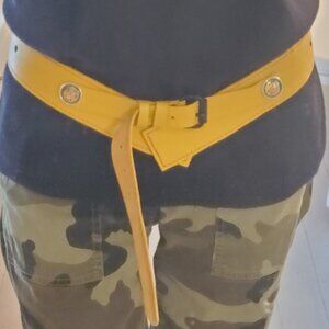 🌻Brand New BOHO Style - 100% full grain leather belt with phone holster